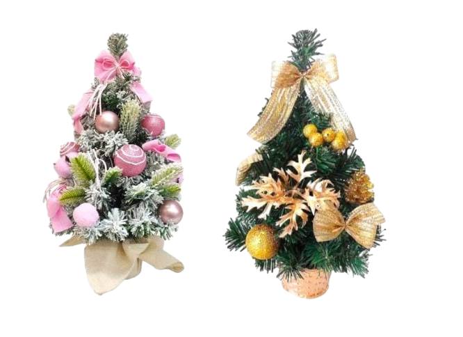 ARVORE NATAL DECORADA LUXO 30CM